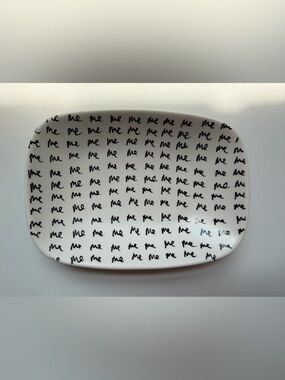 J.Crew x Hugo Guinness “Me” Ceramic Trinket Tray Jewelry Dish